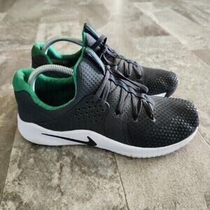 Nike TR 8 'Oregon' AR0421-001 'Black/Green' Men's Mesh Running Shoes Sz 9